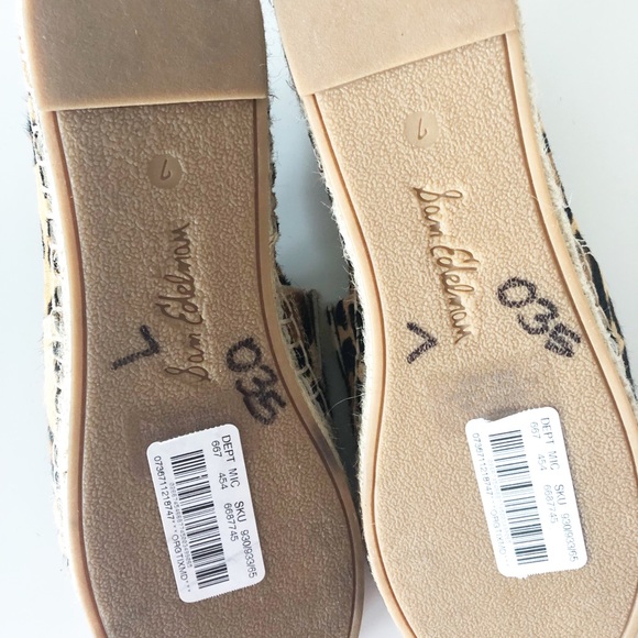 NWT Sam Edelman Khloe Leopard Flats sz 7 & 8 - Picture 6 of 8